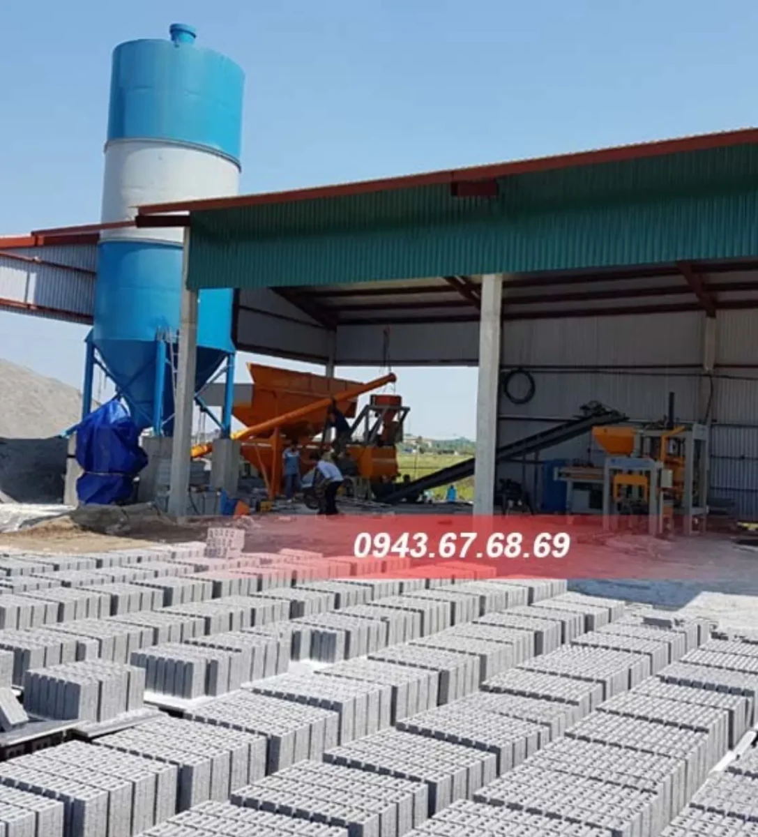 Lắp Đặt Máy Ép Gạch Thủy Lực Không Nung Thanh Bằng Tại Ninh Bình